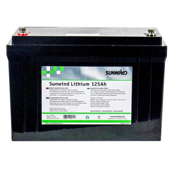 Sunwind Litium batteri 125 At